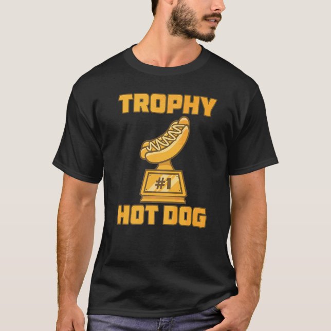 T-shirt Trophée Hot Dog Prix de la participation (Devant)