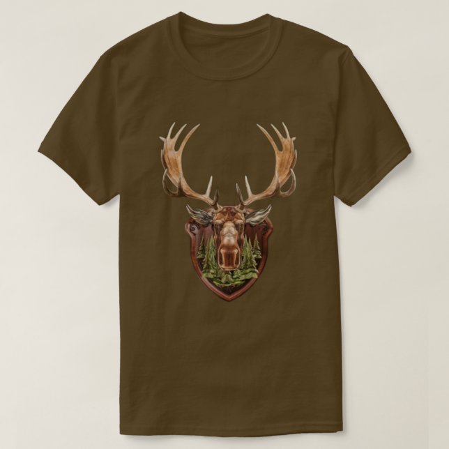 T-shirt Trophée Moose Head (Design devant)