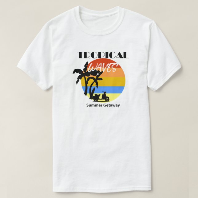 T-shirt tropical (Design devant)