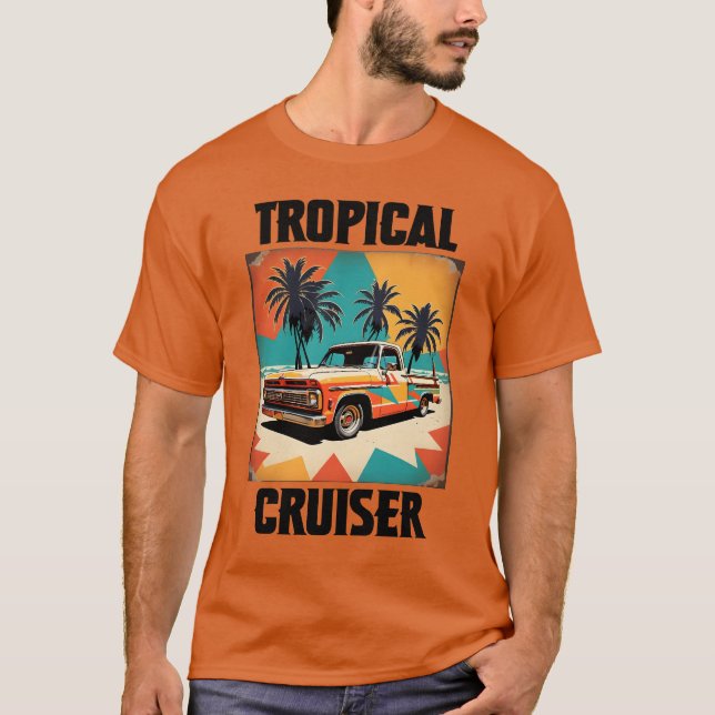 T-shirt Tropical Cruiser Vibes (Devant)