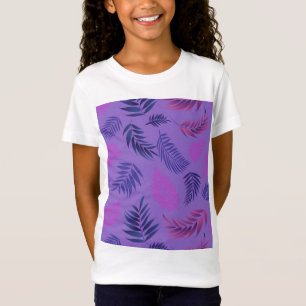 T-Shirt Tropical Leaves Pattern 19