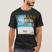 Tropical Palm Tree Family Reunion Tee-Personnalise