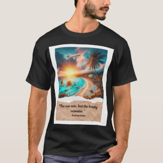T-shirt Tropical Sunset Escape