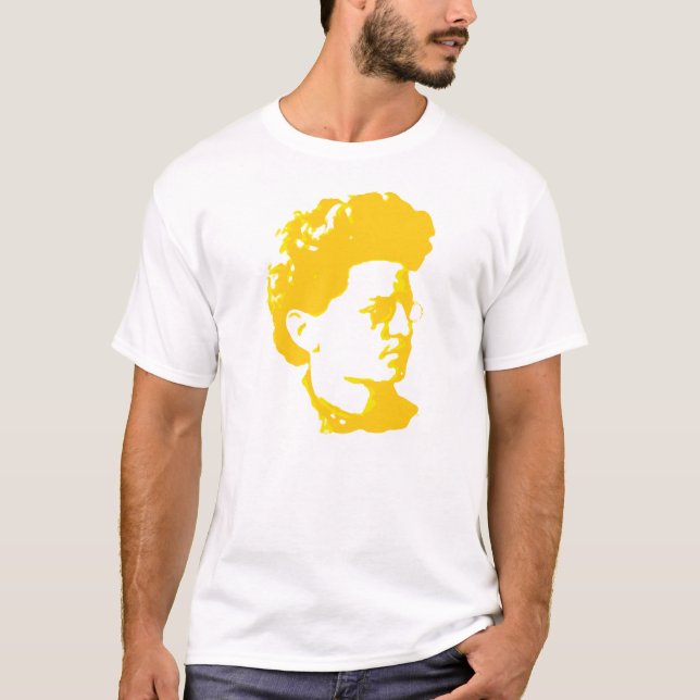 T-shirt Trotsky Tee jaune (Devant)