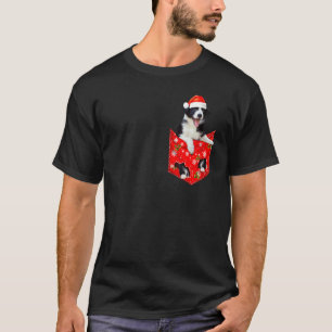 T-shirt Trottinette de Noël pour Border Collie