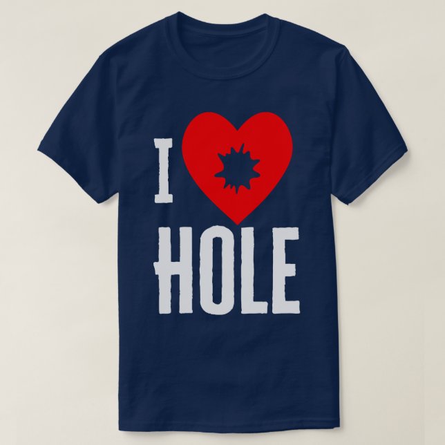 T-shirt Trou de coeur (Design devant)