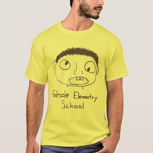 T-shirt Trou de Fox élémentaire (Devant)