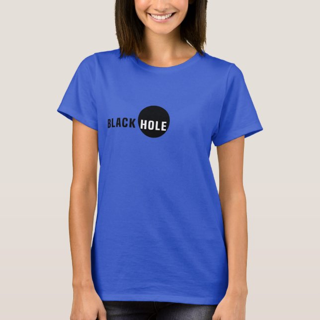 T-shirt Trou noir (Devant)