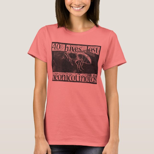 T-shirt Trouble de l'effondrement de la colonie (Devant)