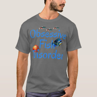T-shirt Trouble du poisson Obsessionnel Frontosa Aquarium 