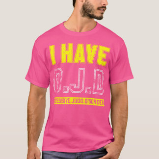 T-shirt Trouble judo Obsessif de l'art martial mixte