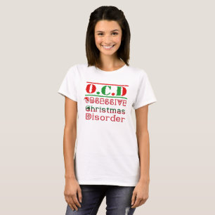 T-shirt Trouble Obsessionnel de Noël - Cadeau drôle de che