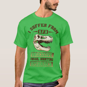 T-shirt Troubles de la chasse aux fossiles Fossiles paléon