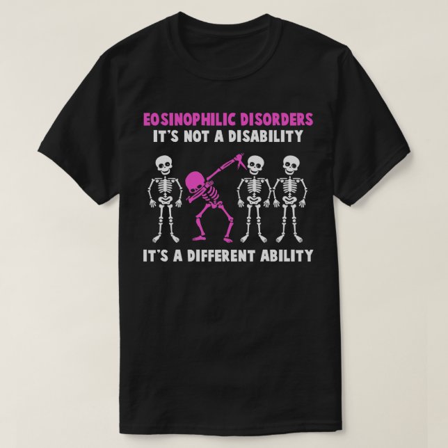 T-shirt Troubles Éosinophiles Sensibilisation Ce N'Est Pas (Design devant)