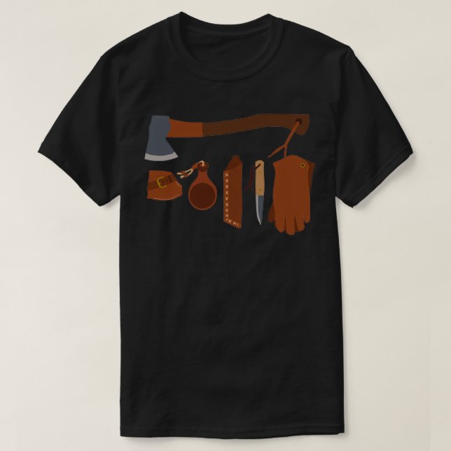 T-shirt Trousse d'artisanat Survie Préalable Camping 2 (Design devant)