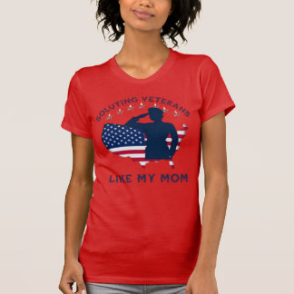 T-shirt Trouver Des Vétérans Comme Ma Mère - American Prid