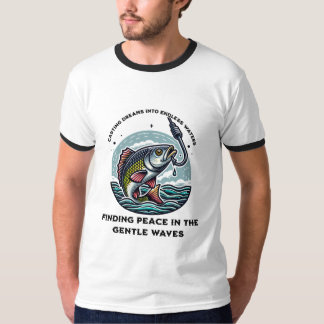 T-shirt Trouver la paix dans les eaux sans fin