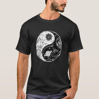 T-shirt Trouver l'équilibre Yin Yang Yoga Motivation Vibes