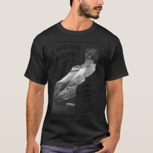 T-shirt Trouver Nemo Jules Vernes Nouveau Steampunk Book20