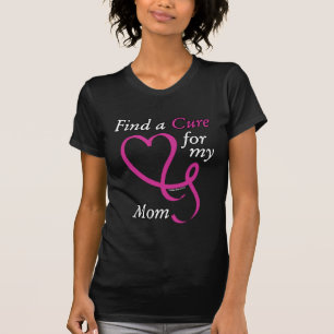 T-shirt Trouver un remède/coeur/maman...Cancer du sein