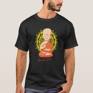 T-shirt Trouver Zen Zen Petit Bébé Bouddha Lotus