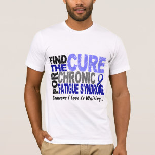 T-shirt Trouvez le syndrome chronique de fatigue de CFS de
