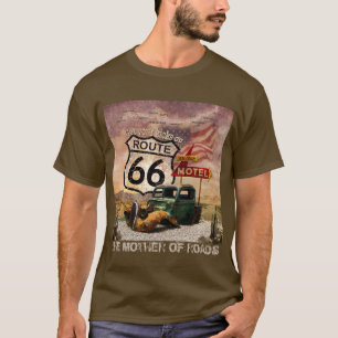 T-shirt Trouvez vos coups de pied sur la route 66