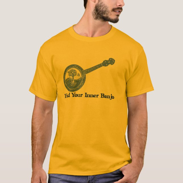 T-shirt Trouvez votre banjo intérieur (Devant)
