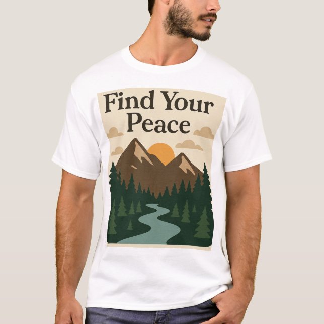 T-shirt Trouvez votre paix (Devant)