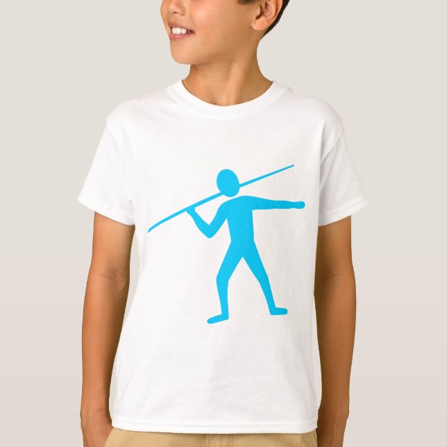 T-shirt Trower Javelin - Ciel bleu (Devant)
