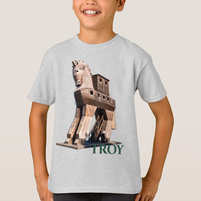 T-shirt Troy : Cheval de Troie (Devant)