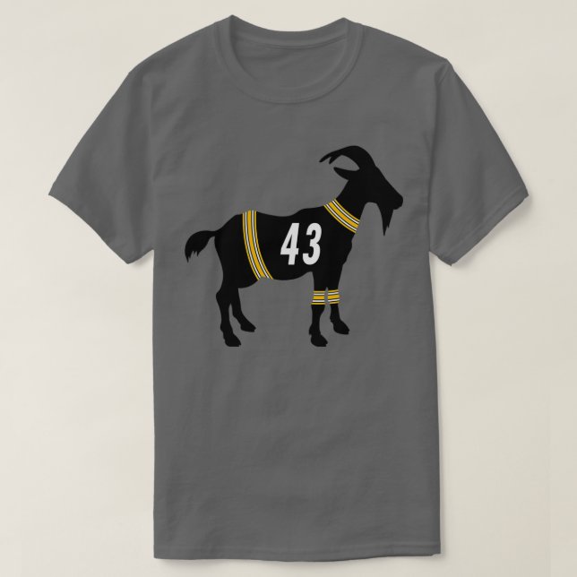 T-shirt Troy Polamalu GOAT  (Design devant)