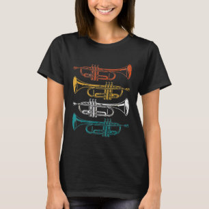 T-shirt Tru du joueur de trompette de bande de musiciens c