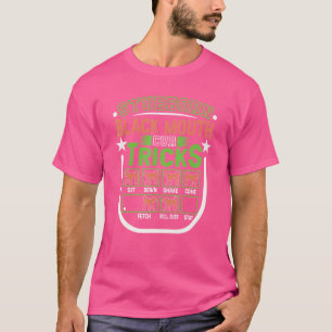 T-shirt Truc à bouche noire têtu Chien race Fourrure Chien