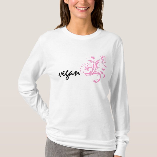 T-shirt truc végétalien (Devant)