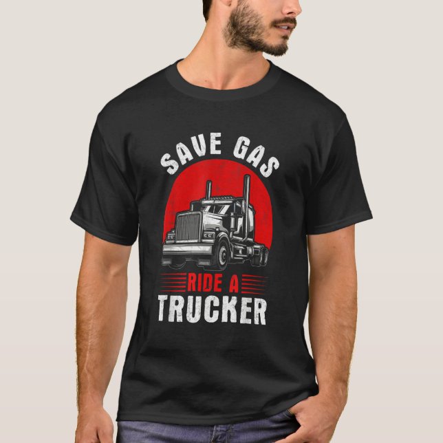 T-shirt Truck Driver Constructions Workers Coolest Vehicle (Devant)