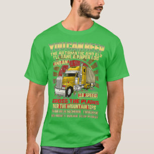 T-shirt Truck Driver Trucker Daddy Husband 70 Feet 40 Tons