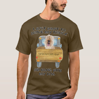 T-shirt Truck Driving Dog Lakeland Terrier2802