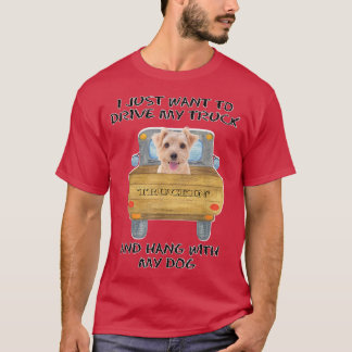 T-shirt Truck Driving Dog Norfolk Terrier 