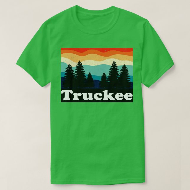 T-shirt Truckee Retro (Design devant)