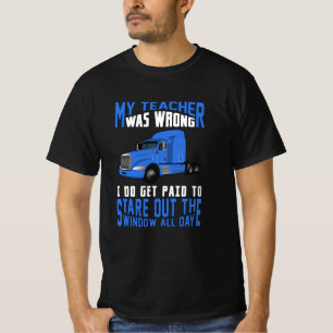T-shirt Trucker Love Truck Driver Trucks Drôle Idée cadeau
