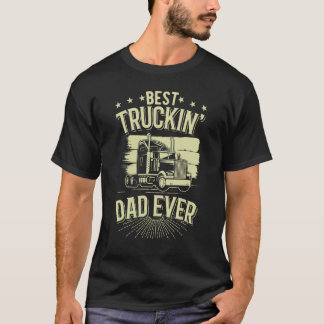 T-shirt Trucker Meilleur Trucker Papa Jamais 2