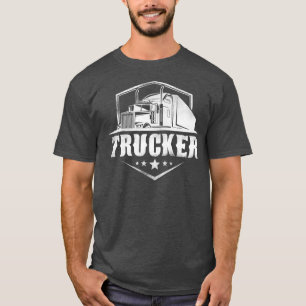 T-shirt Trucker Truck Driver Vintage Trucker 3054