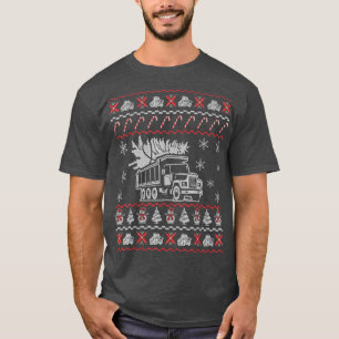 T-shirt Trucker Vilain Chandail De Noël Drôle Drôle Cadeau
