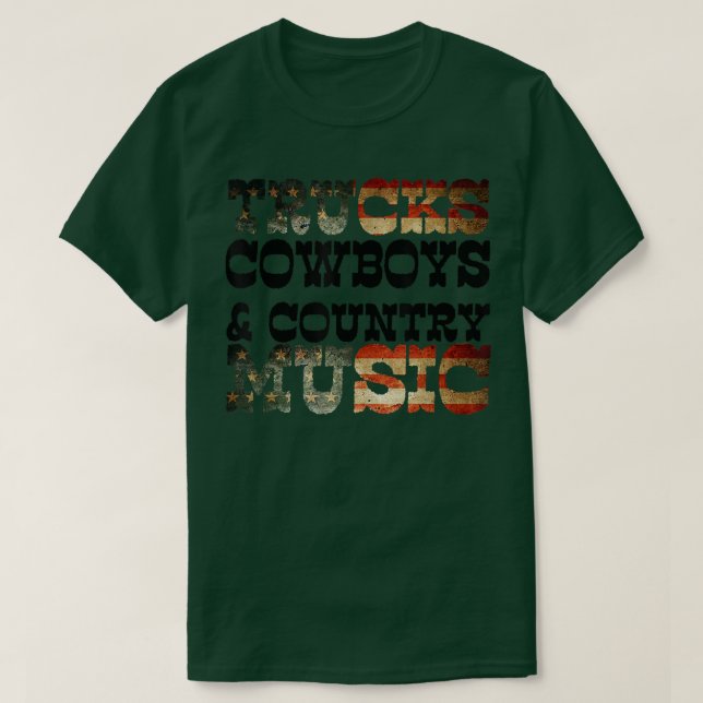 T-shirt Trucks Cowboys & Country Of Music Convoy 2022 Quot (Design devant)
