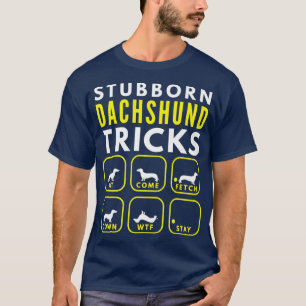 T-shirt Trucs Dachshund têtus - Entraînement de chien Prem