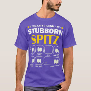 T-shirt Trucs de Chien de Spitz têtus Entraînement Cadeau 