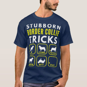 T-shirt Trucs de collie à la frontière têtus - Entraînemen