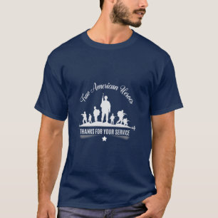 T-shirt True American Heroes, Merci pour votre service