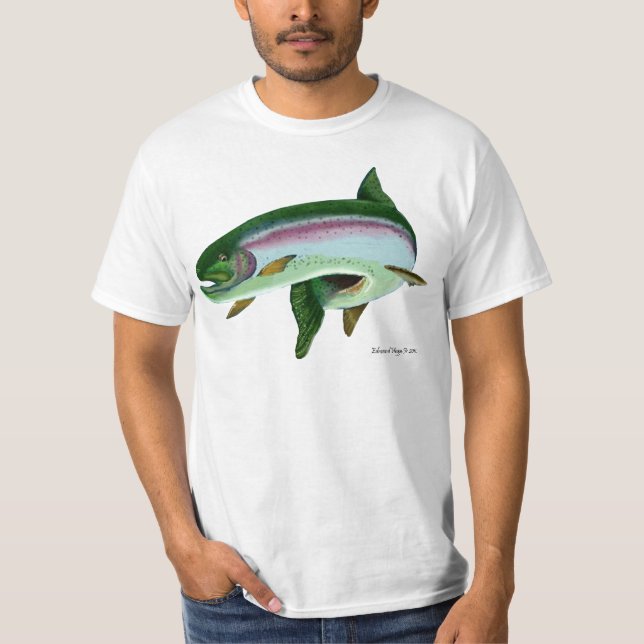 T-shirt Truite arc-en-ciel II (Devant)